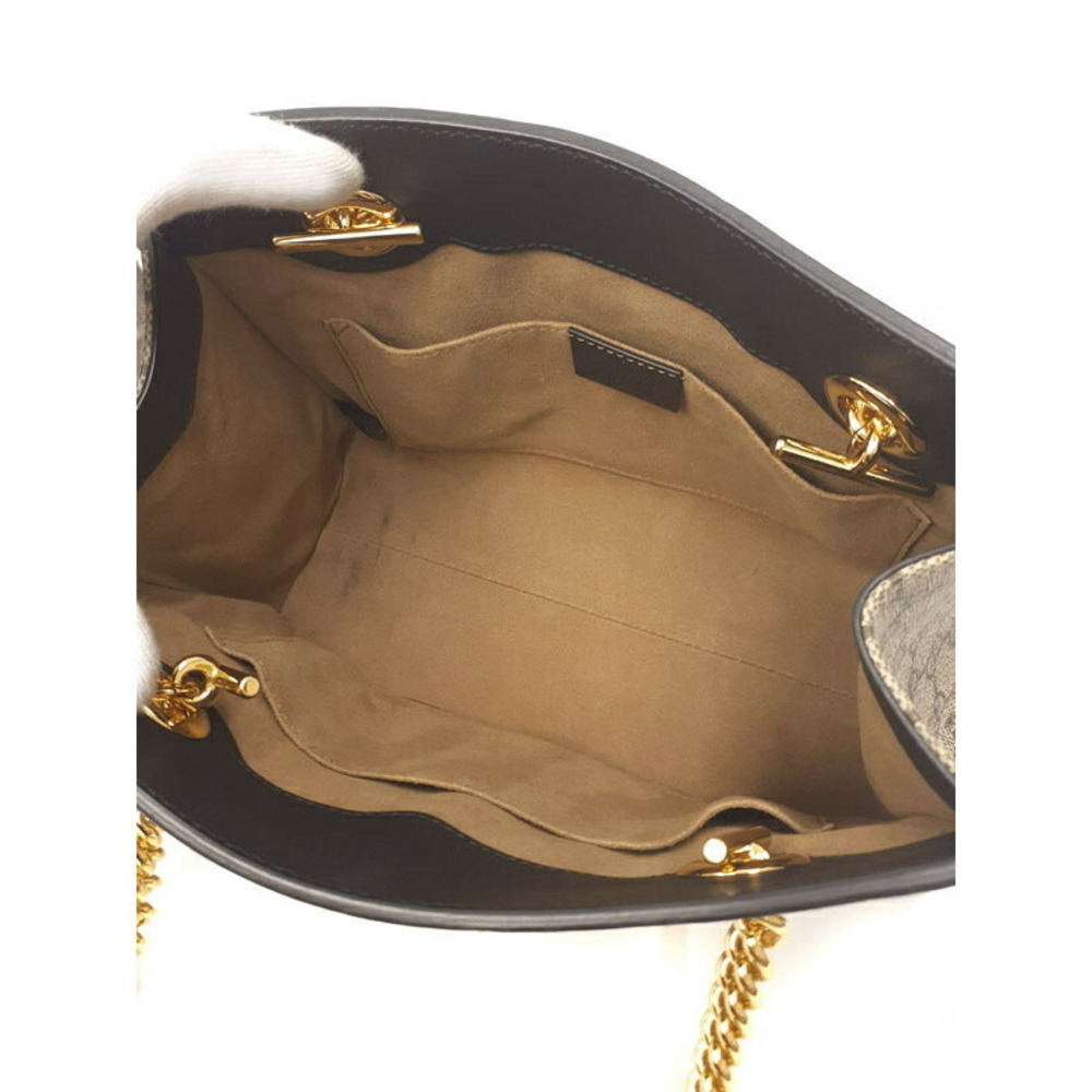 Gucci bag Brown Chain GG Padlock shoulder Supreme - Picture 3 of 9
